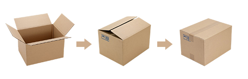 Carton sealing diagram